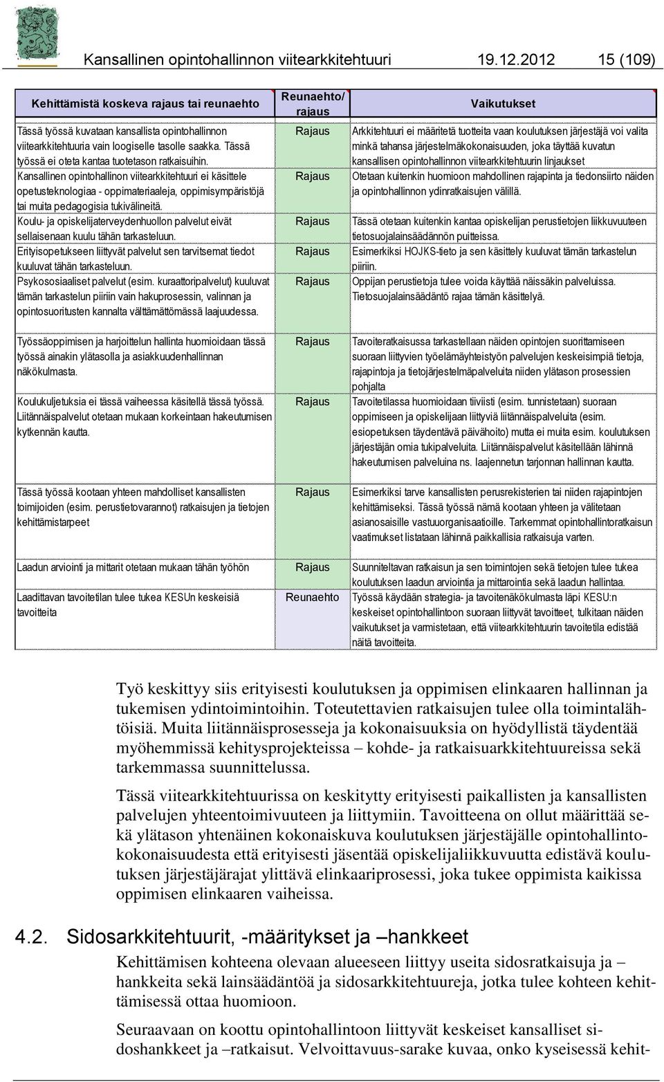 Tässä työssä ei oteta kantaa tuotetason ratkaisuihin.