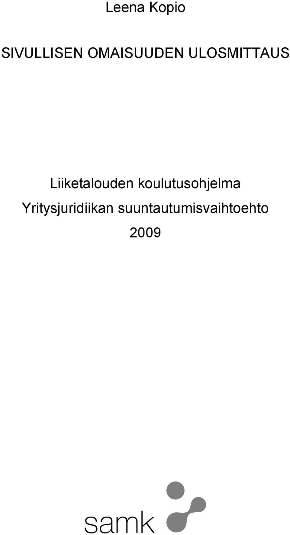 Liiketalouden koulutusohjelma