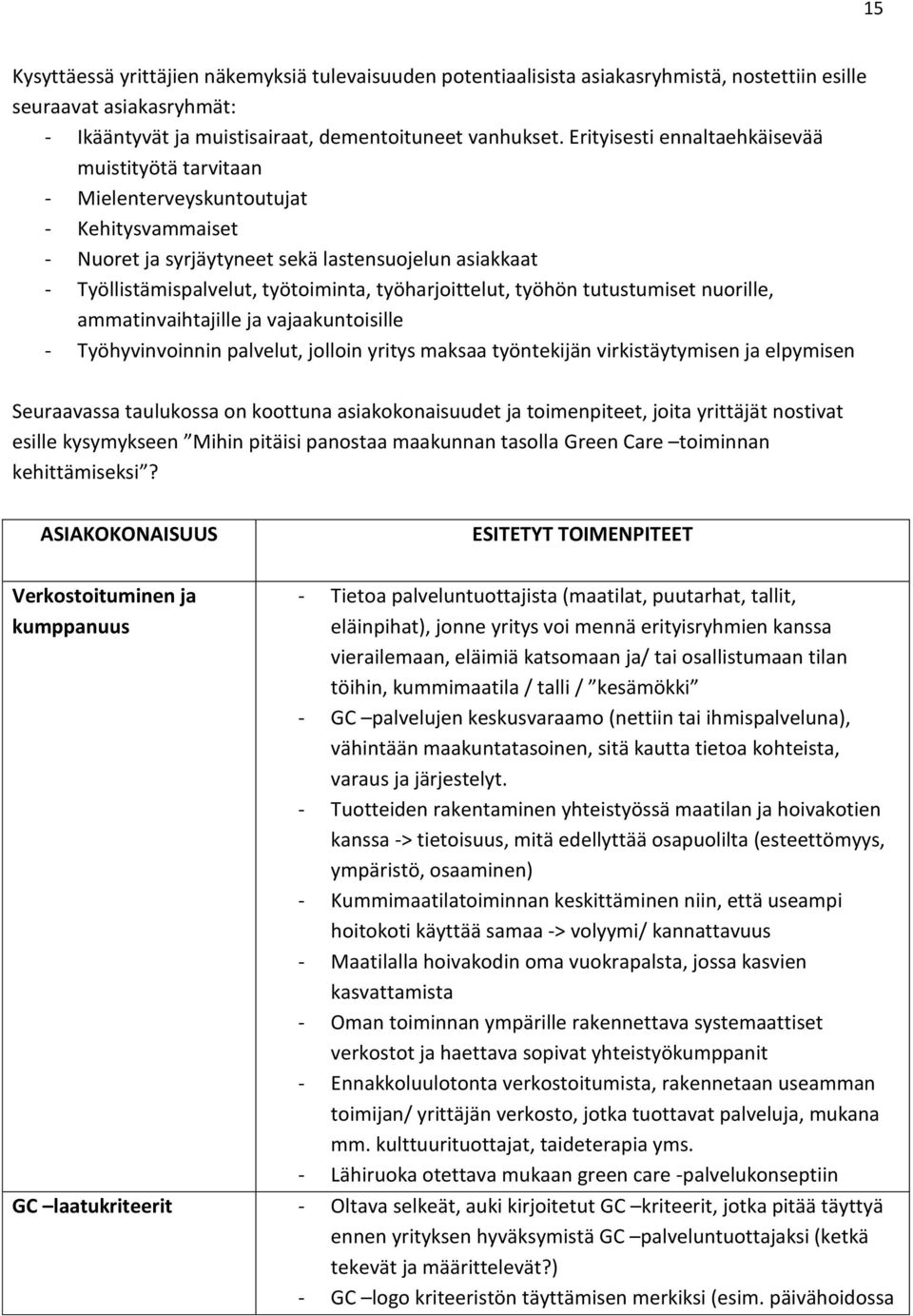 työharjoittelut, työhön tutustumiset nuorille, ammatinvaihtajille ja vajaakuntoisille - Työhyvinvoinnin palvelut, jolloin yritys maksaa työntekijän virkistäytymisen ja elpymisen Seuraavassa