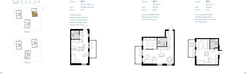 varaus parvekelasitukselle B16 1h + + p 30,5 m2 varaus parvekelasitukselle