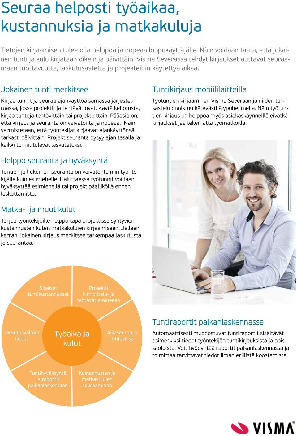 Jokainen tunti merkitsee Kirjaa tunnit ja seuraa ajankäyttöä samassa järjestelmässä, jossa projektit ja tehtävät ovat. Käytä kellotusta, kirjaa tunteja tehtävittäin tai projekteittain.