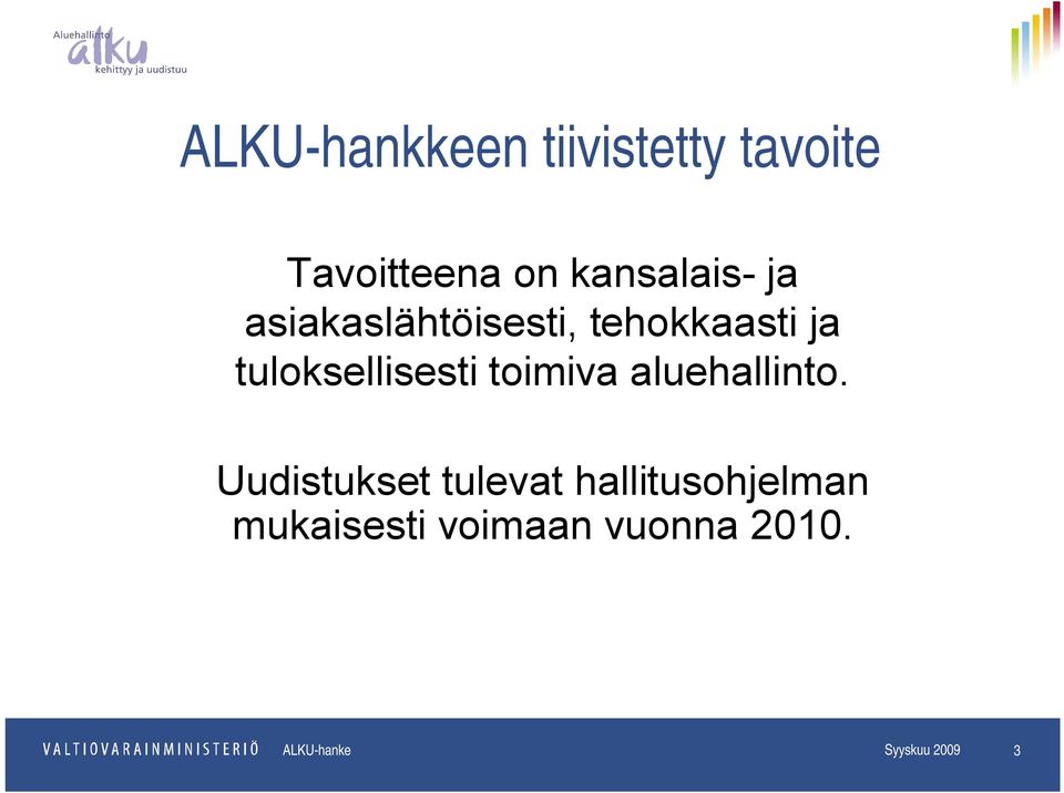 toimiva aluehallinto.