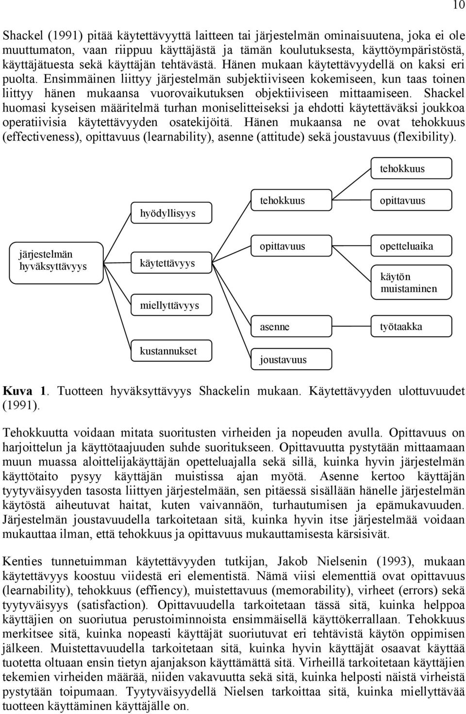 Ensimmäinen liittyy järjestelmän subjektiiviseen kokemiseen, kun taas toinen liittyy hänen mukaansa vuorovaikutuksen objektiiviseen mittaamiseen.