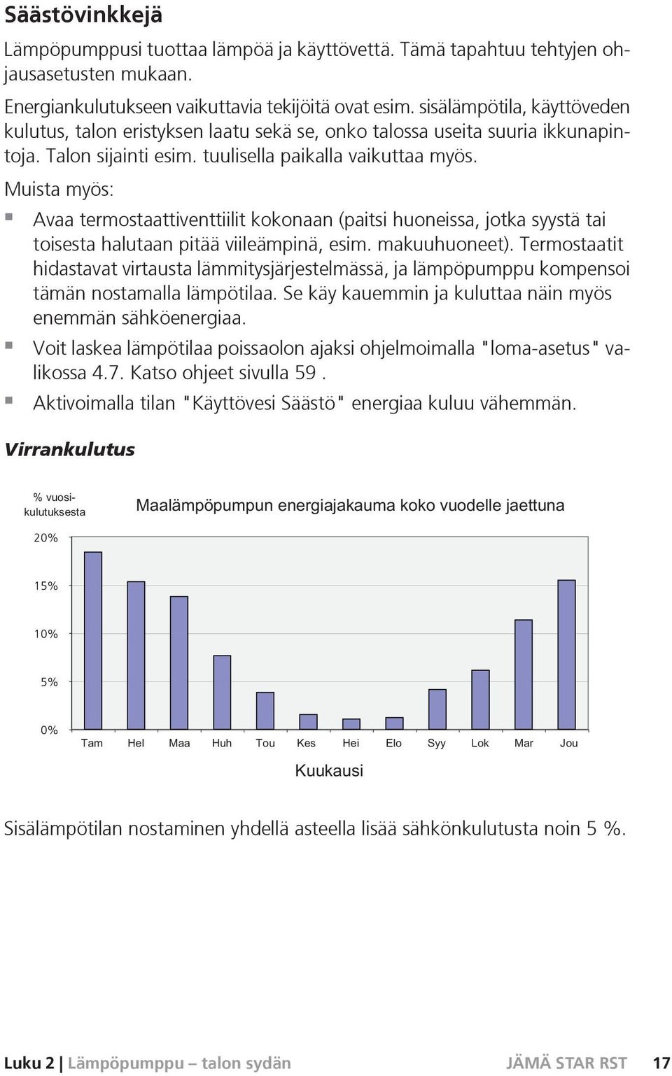 Muista myös: Avaa termostaattiventtiilit kokonaan (paitsi huoneissa, jotka syystä tai toisesta halutaan pitää viileämpinä, esim. makuuhuoneet).