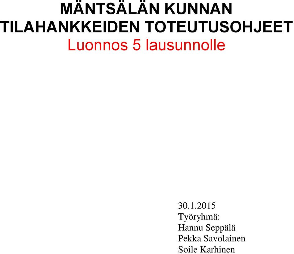 lausunnolle 30.1.