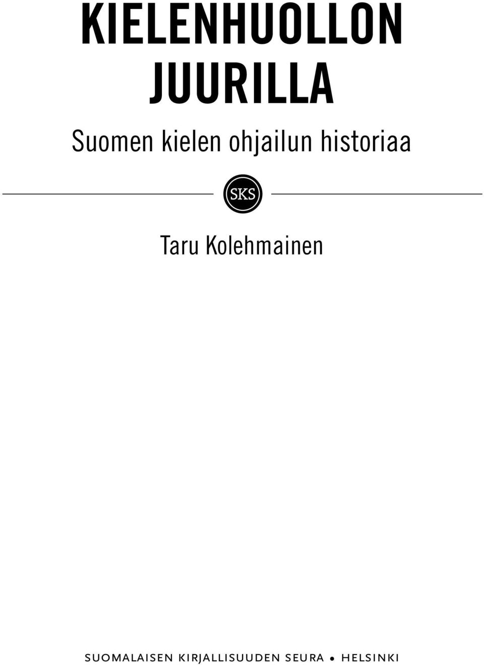 historiaa Taru Kolehmainen