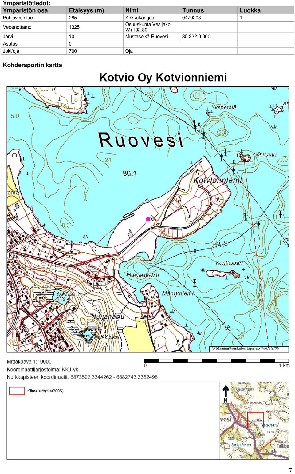 1325 Osuuskunta Vesijako W+102.