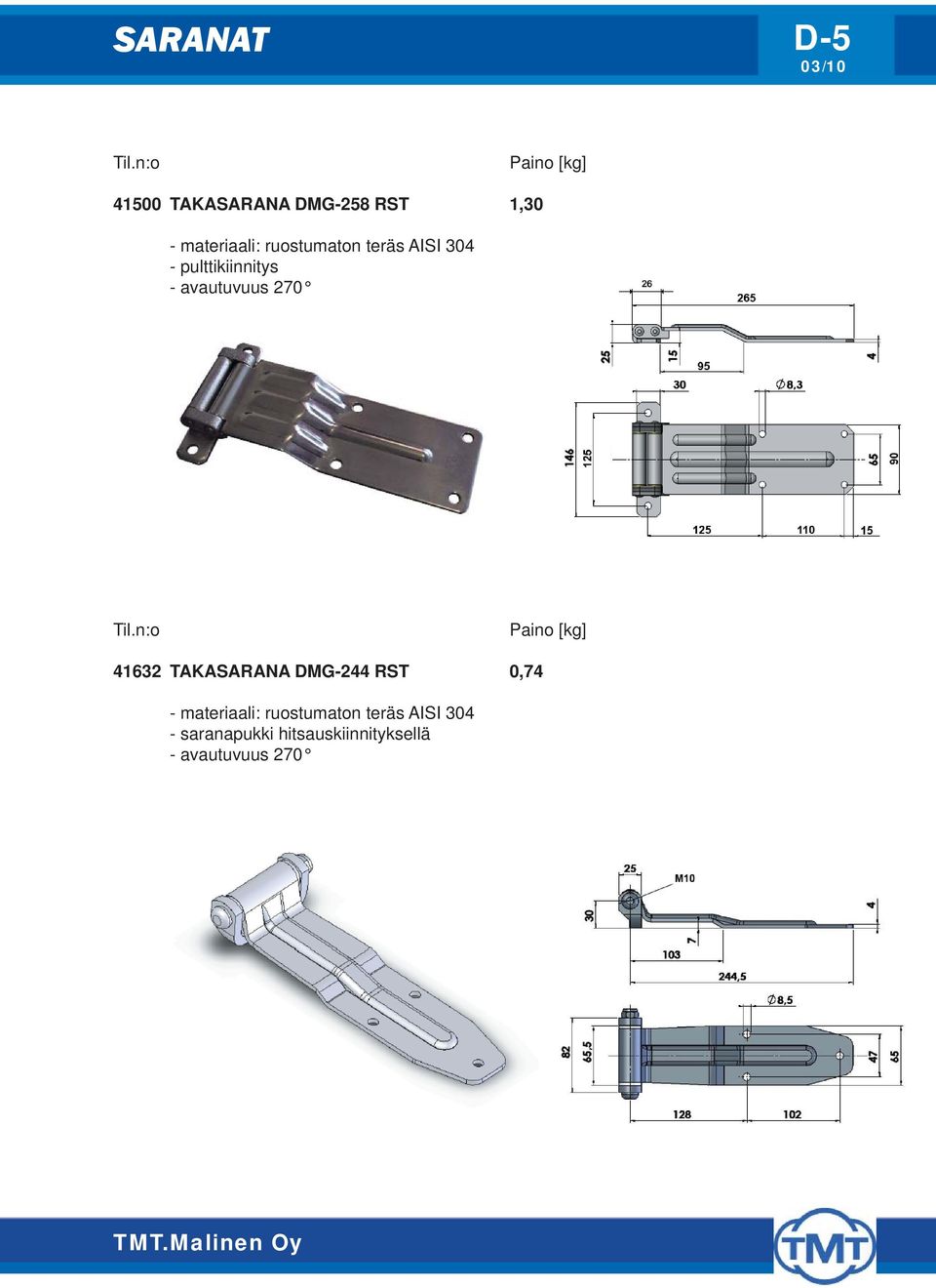 TAKASARANA DMG-244 RST 0,74 -