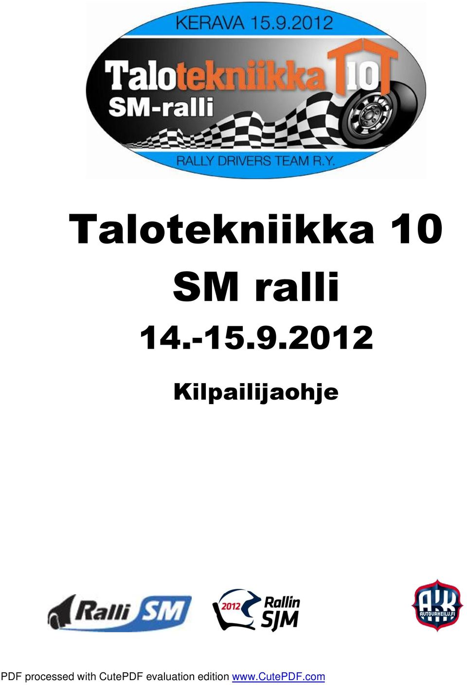 2012 Kilpailijaohje PDF