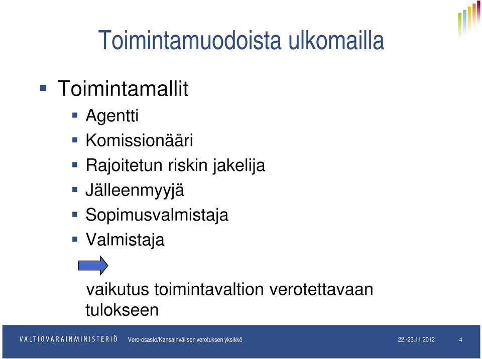 Sopimusvalmistaja Valmistaja vaikutus toimintavaltion