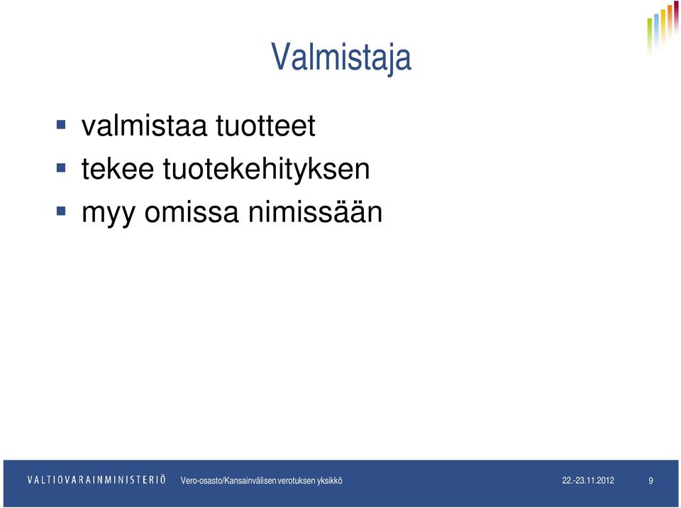 Vero-osasto/Kansainvälisen