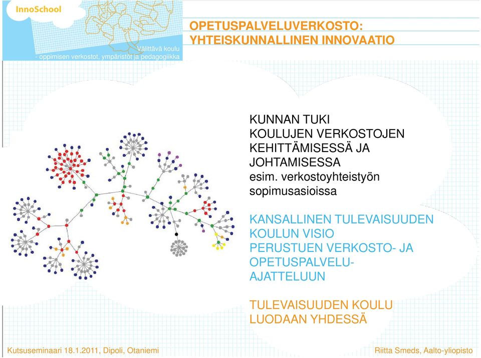 verkostoyhteistyön sopimusasioissa KANSALLINEN TULEVAISUUDEN KOULUN