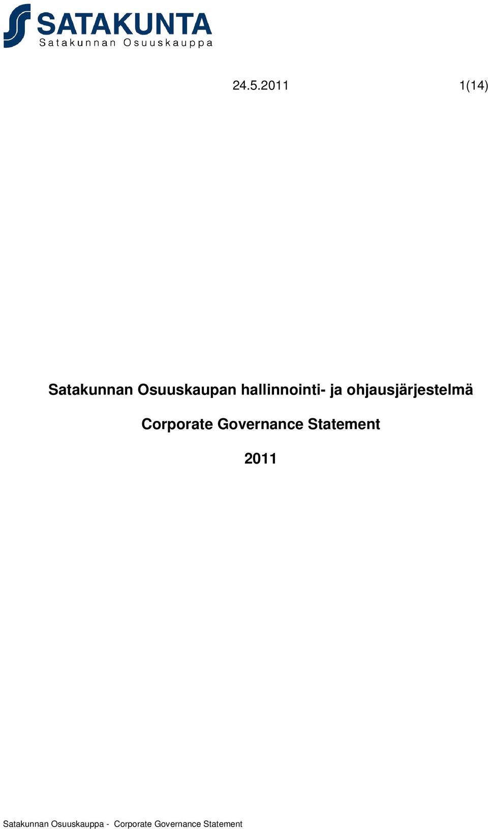 ja ohjausjärjestelmä