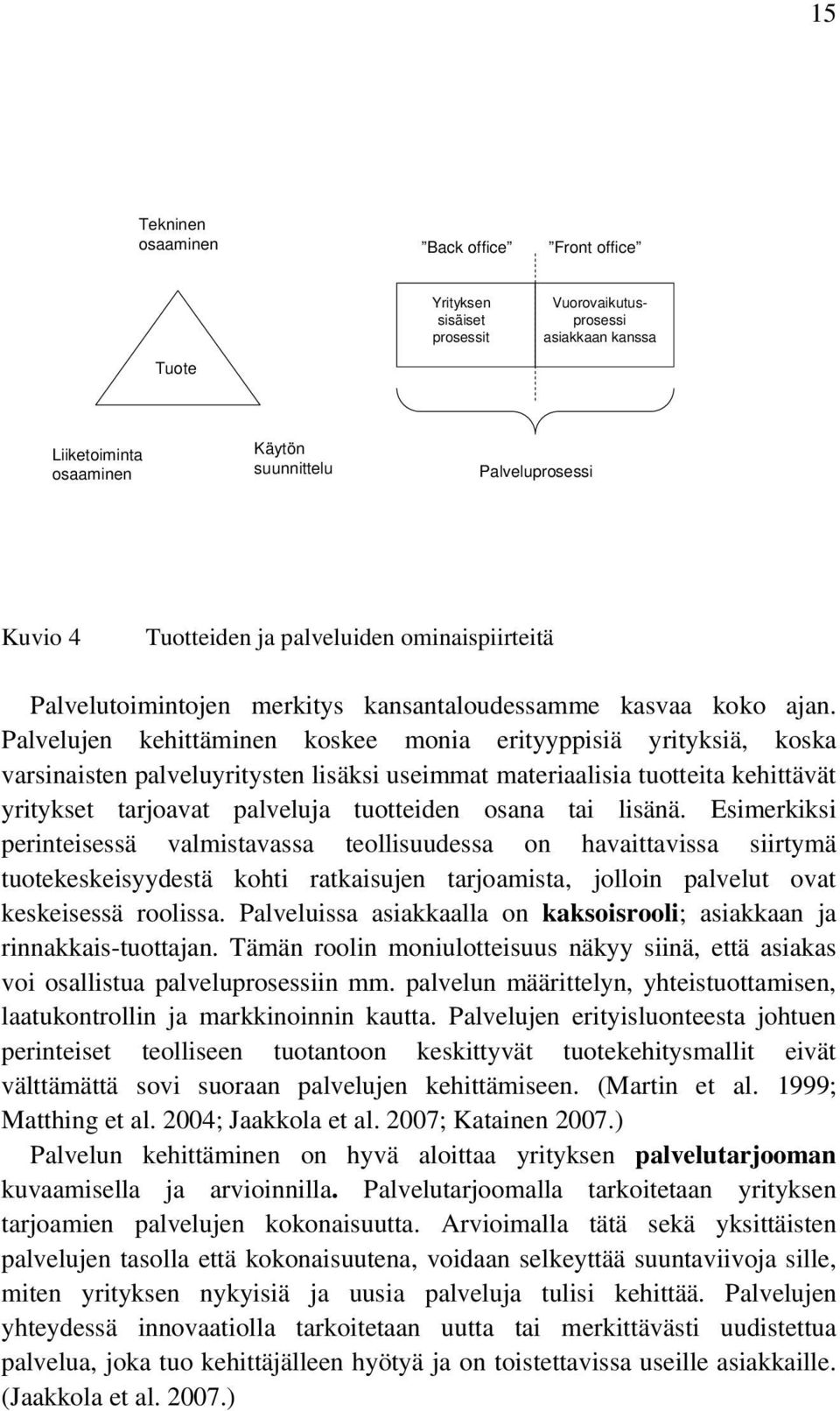 Palvelujen kehittäminen koskee monia erityyppisiä yrityksiä, koska varsinaisten palveluyritysten lisäksi useimmat materiaalisia tuotteita kehittävät yritykset tarjoavat palveluja tuotteiden osana tai