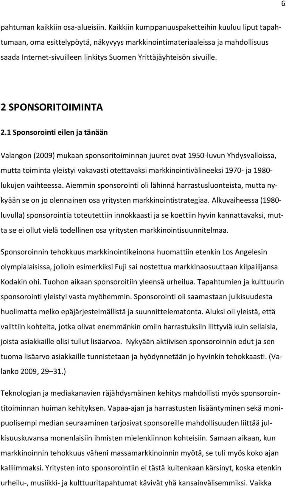 2 SPONSORITOIMINTA 2.