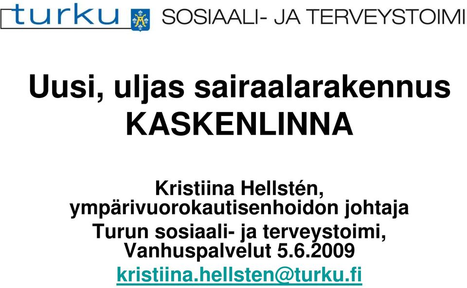 äi id johtaja j Turun sosiaali- ja