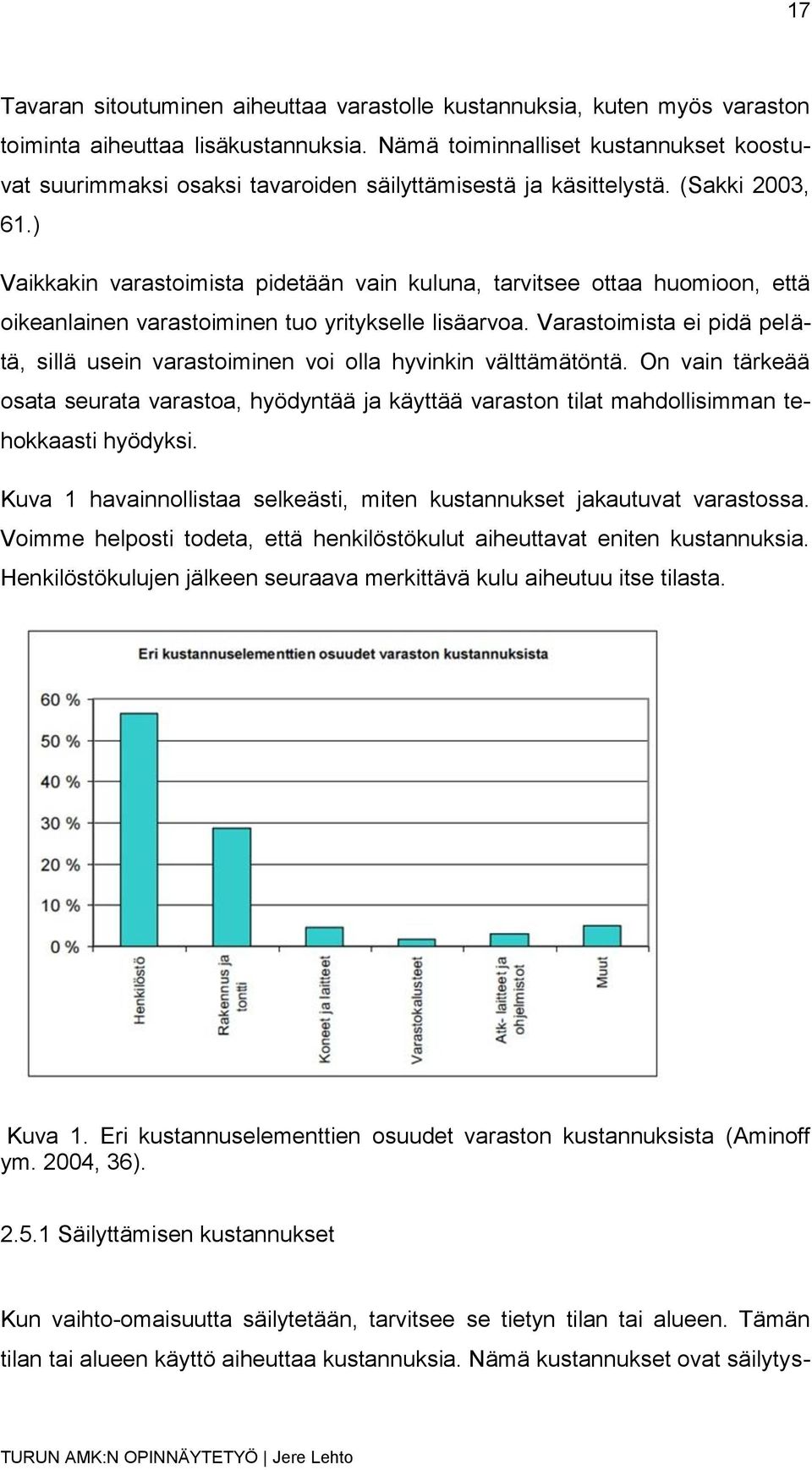 ) Vaikkakin varastoimista pidetään vain kuluna, tarvitsee ottaa huomioon, että oikeanlainen varastoiminen tuo yritykselle lisäarvoa.