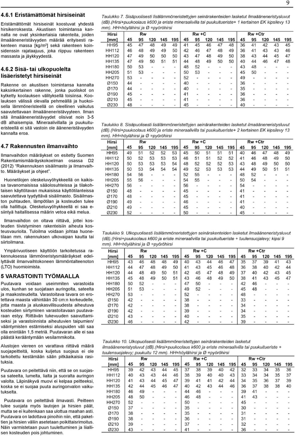 rakenteen massasta ja jäykkyydestä. 4.6.