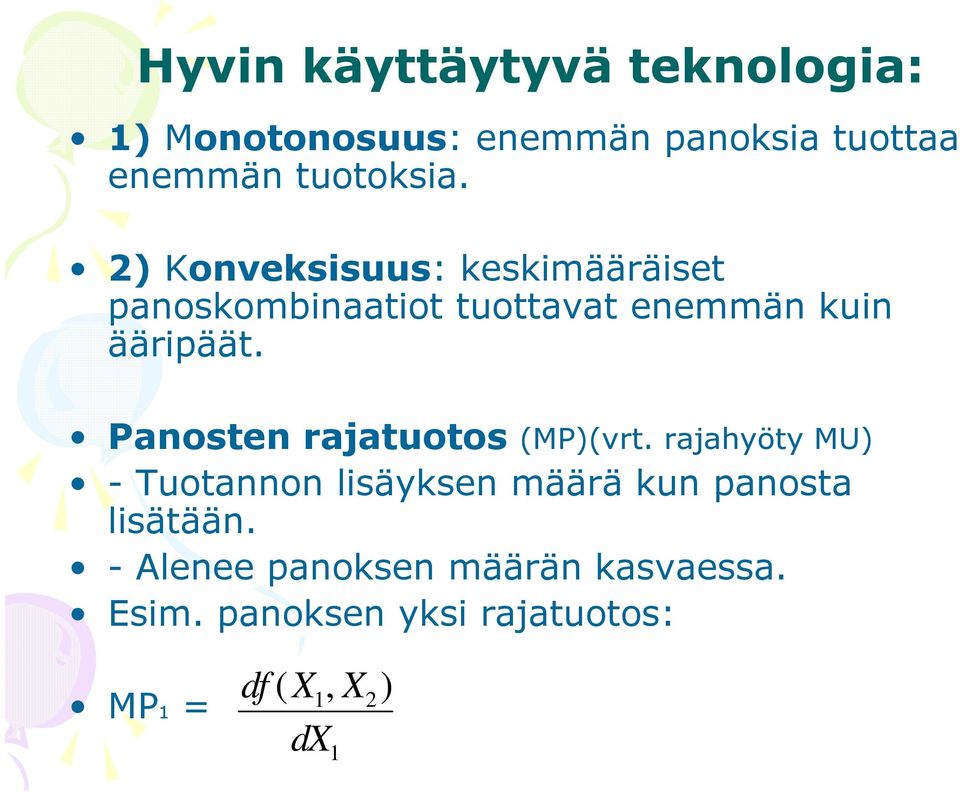 Panosten rajatuotos (MP)(vrt.