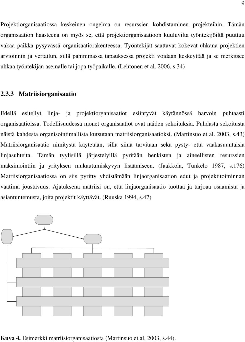 Työntekijät saattavat kokevat uhkana projektien arvioinnin ja vertailun, sillä pahimmassa tapauksessa projekti voidaan keskeyttää ja se merkitsee uhkaa työntekijän asemalle tai jopa työpaikalle.