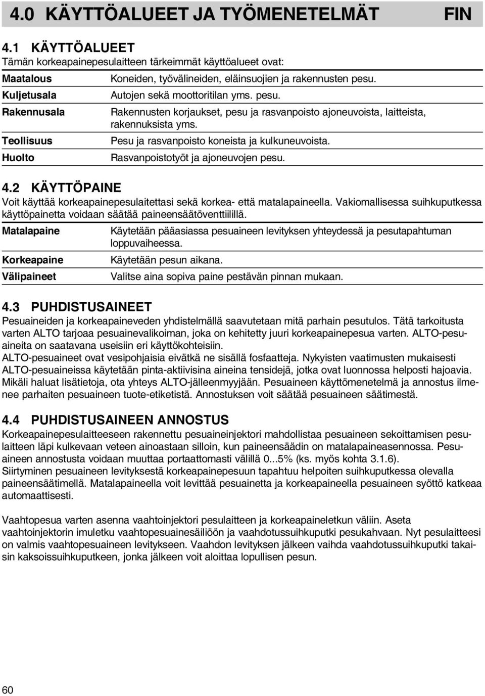 Autojen sekä moottoritilan yms. pesu. Rakennusten korjaukset, pesu ja rasvanpoisto ajoneuvoista, laitteista, rakennuksista yms. Pesu ja rasvanpoisto koneista ja kulkuneuvoista.