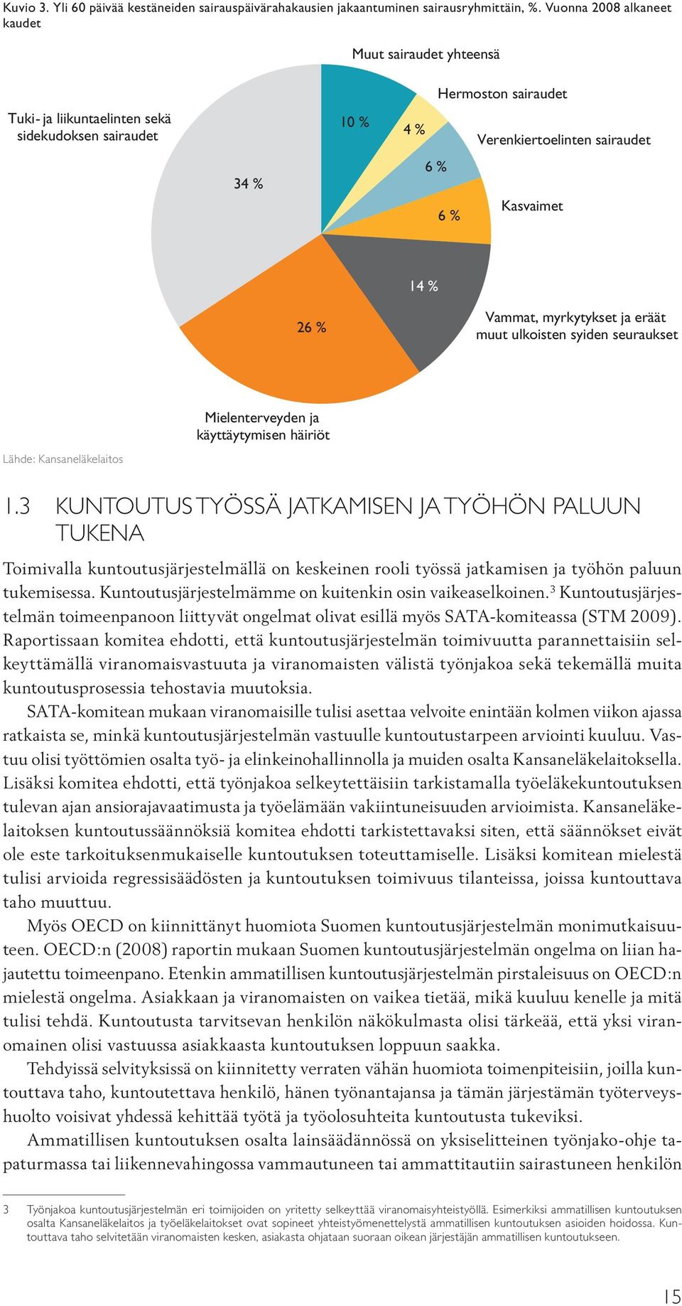 Vammat, myrkytykset ja eräät muut ulkoisten syiden seuraukset Lähde: Kansaneläkelaitos Mielenterveyden ja käyttäytymisen häiriöt 1.