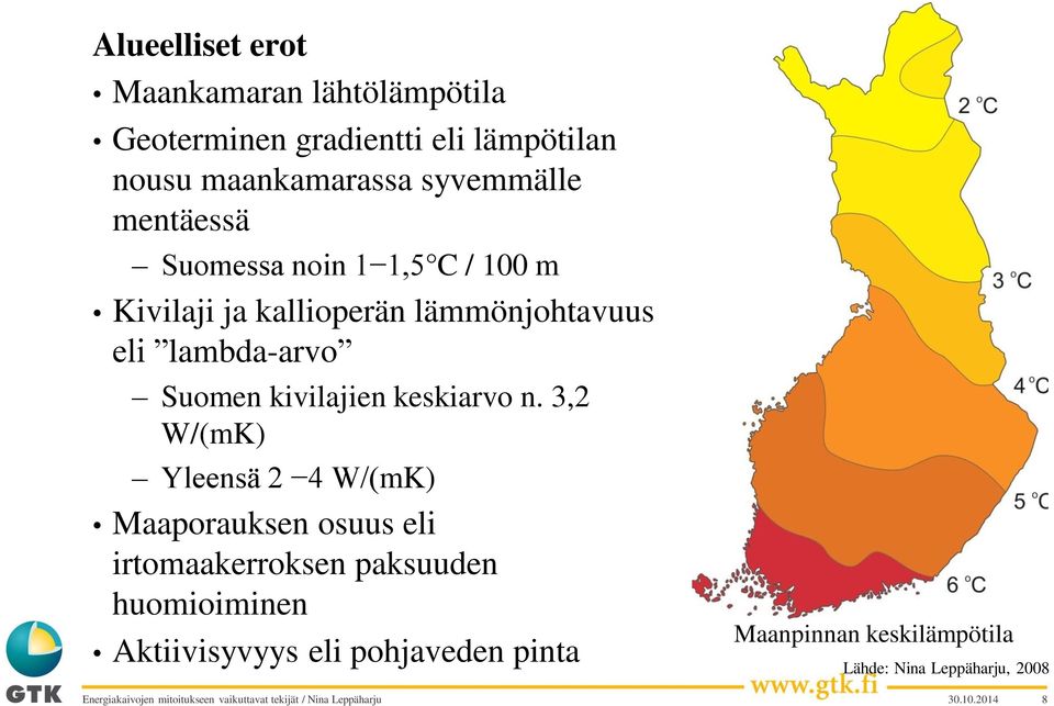 Suomen kivilajien keskiarvo n.