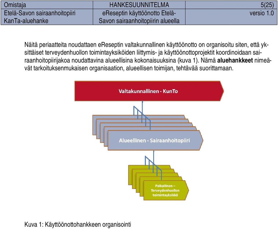 koordinoidaan sairaanhoitopiirijakoa noudattavina alueellisina kokonaisuuksina (kuva 1).