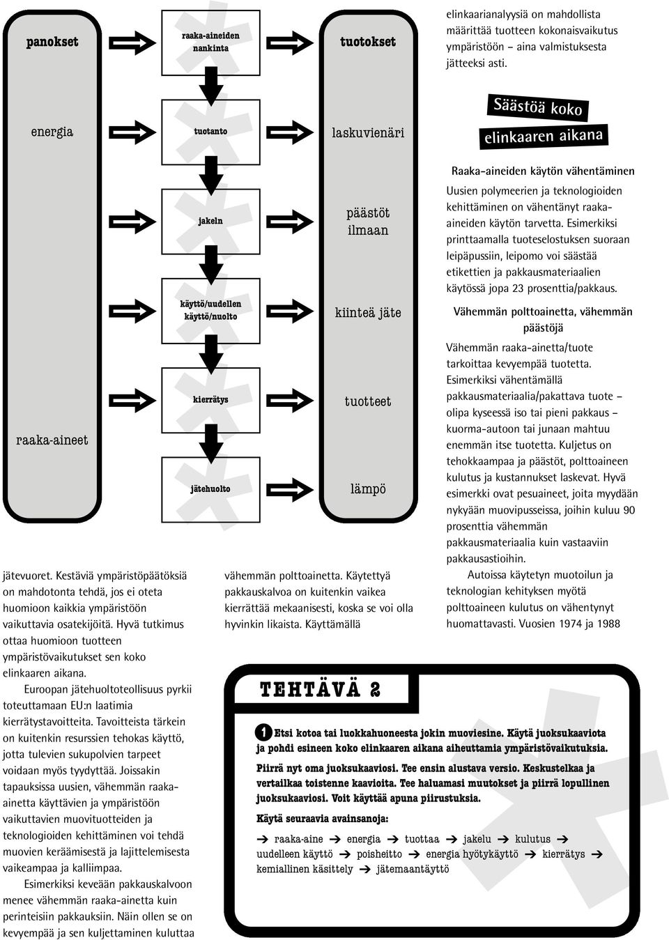 Kestäviä ympäristöpäätöksiä on mahdotonta tehdä, jos ei oteta huomioon kaikkia ympäristöön vaikuttavia osatekijöitä.