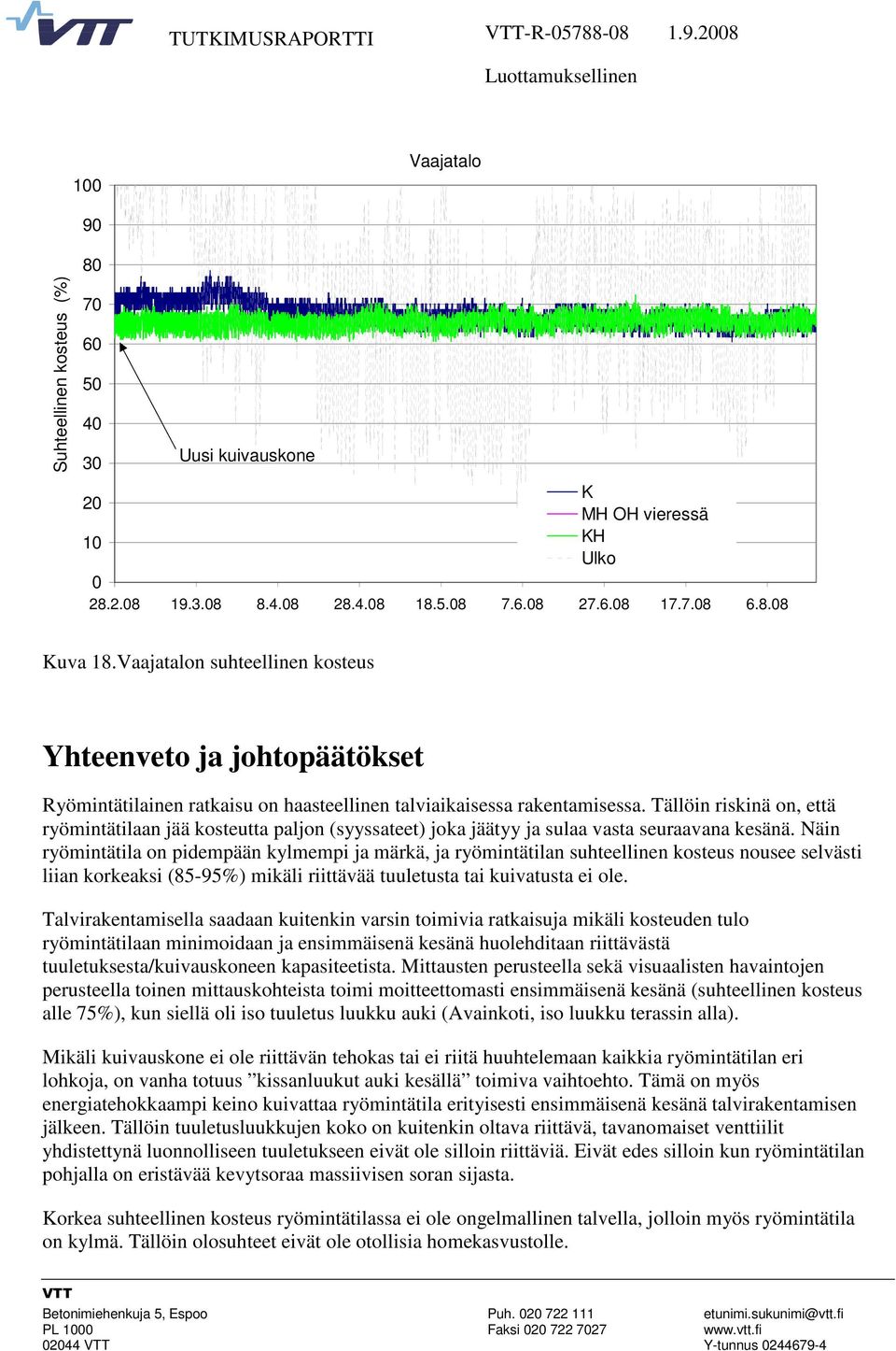 Tällöin riskinä on, että ryömintätilaan jää kosteutta paljon (syyssateet) joka jäätyy ja sulaa vasta seuraavana kesänä.