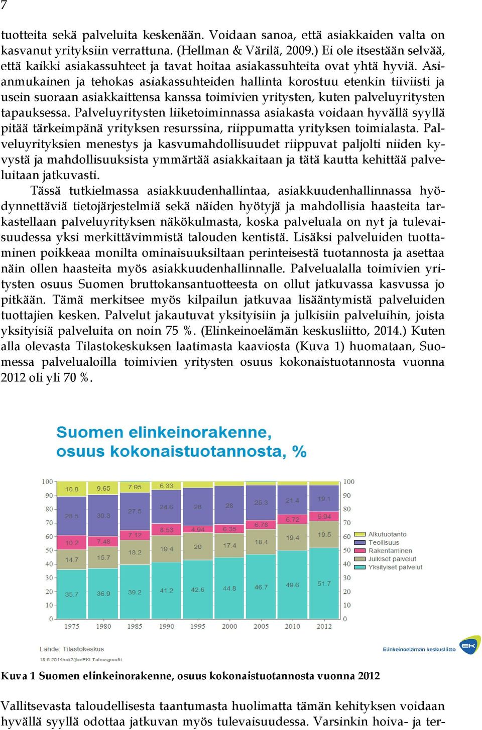 Asianmukainen ja tehokas asiakassuhteiden hallinta korostuu etenkin tiiviisti ja usein suoraan asiakkaittensa kanssa toimivien yritysten, kuten palveluyritysten tapauksessa.