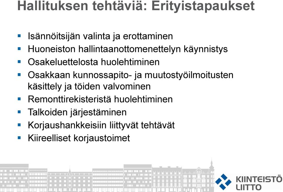 kunnossapito- ja muutostyöilmoitusten käsittely ja töiden valvominen