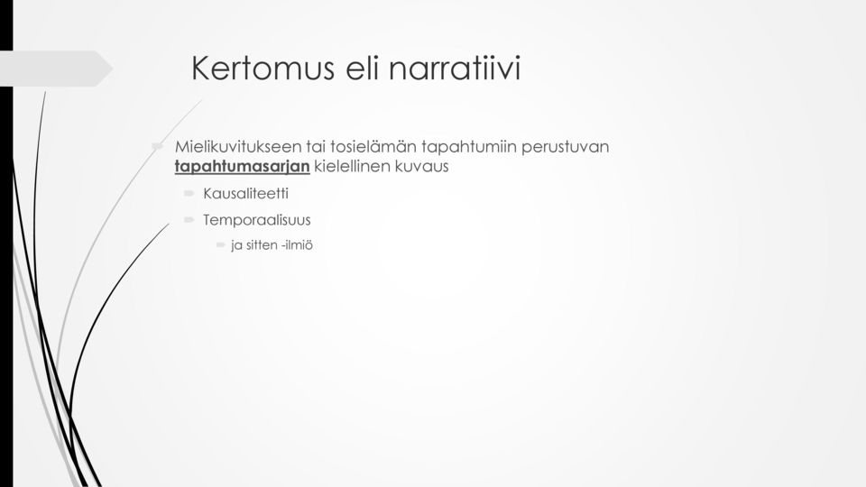 tapahtumiin perustuvan tapahtumasarjan