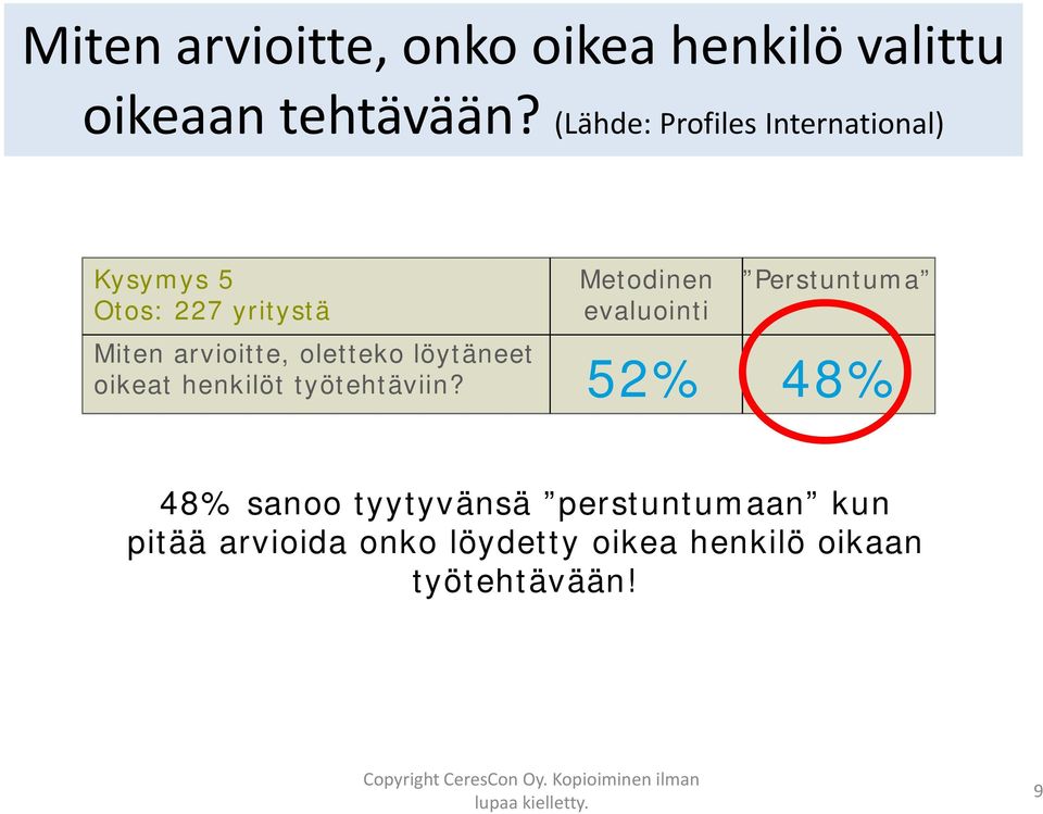 oletteko löytäneet oikeat henkilöt työtehtäviin?