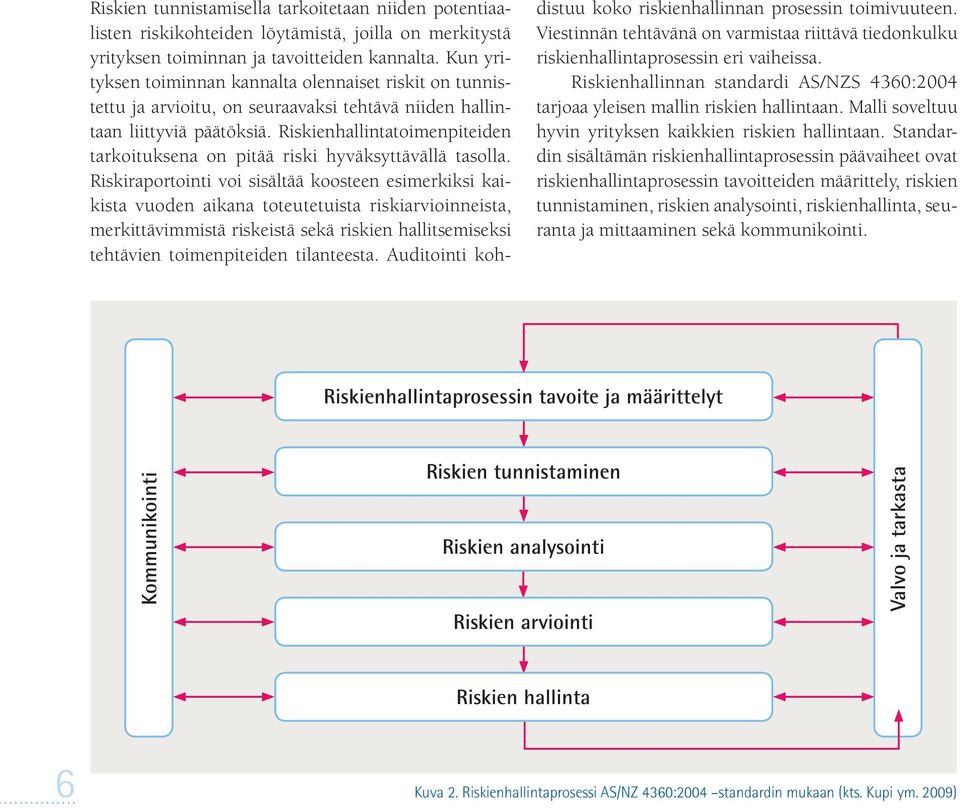 Riskienhallintatoimenpiteiden tarkoituksena on pitää riski hyväksyttävällä tasolla.