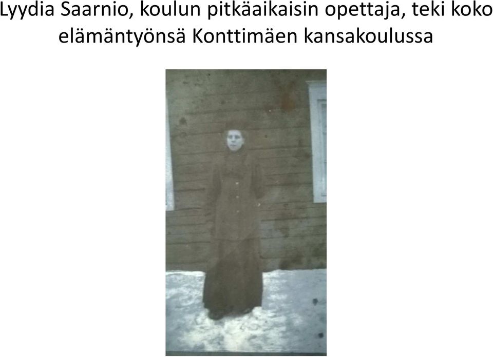 teki koko elämäntyönsä