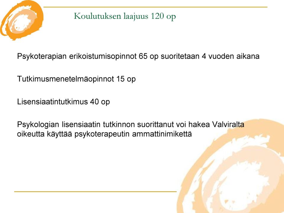 Lisensiaatintutkimus 40 op Psykologian lisensiaatin tutkinnon