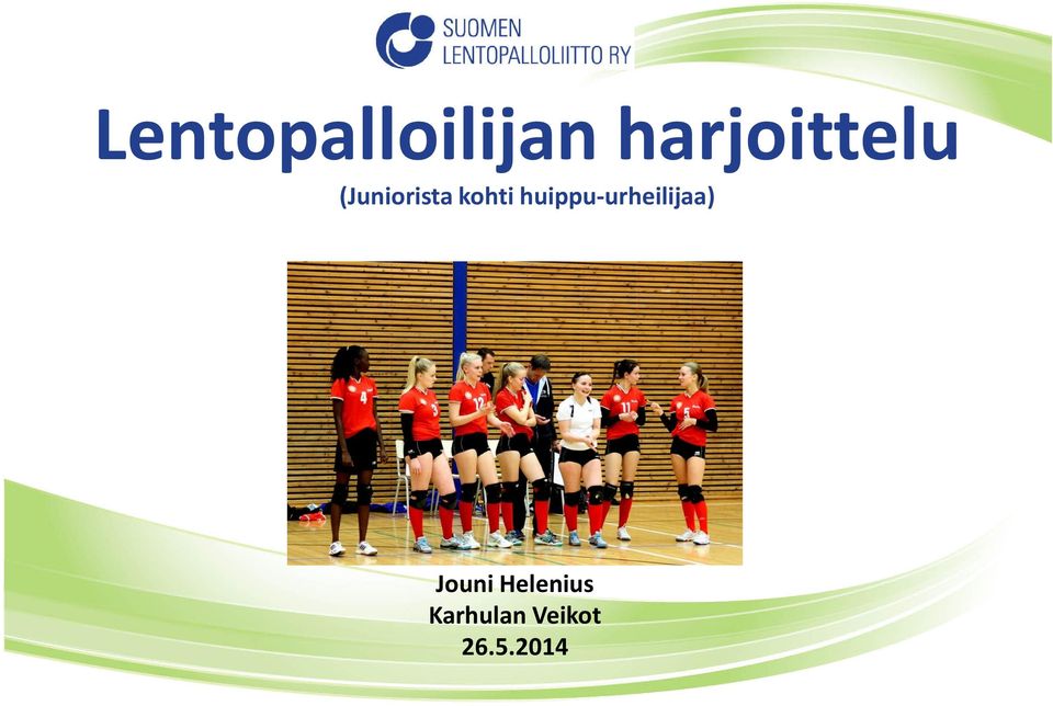 kohti huippu-urheilijaa)