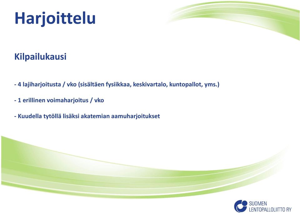 kuntopallot, yms.
