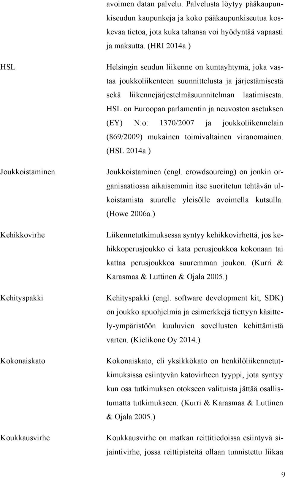 HSL on Euroopan parlamentin ja neuvoston asetuksen (EY) N:o: 37/27 ja joukkoliikennelain (869/29) mukainen toimivaltainen viranomainen. (HSL 24a.) Joukkoistaminen Joukkoistaminen (engl.