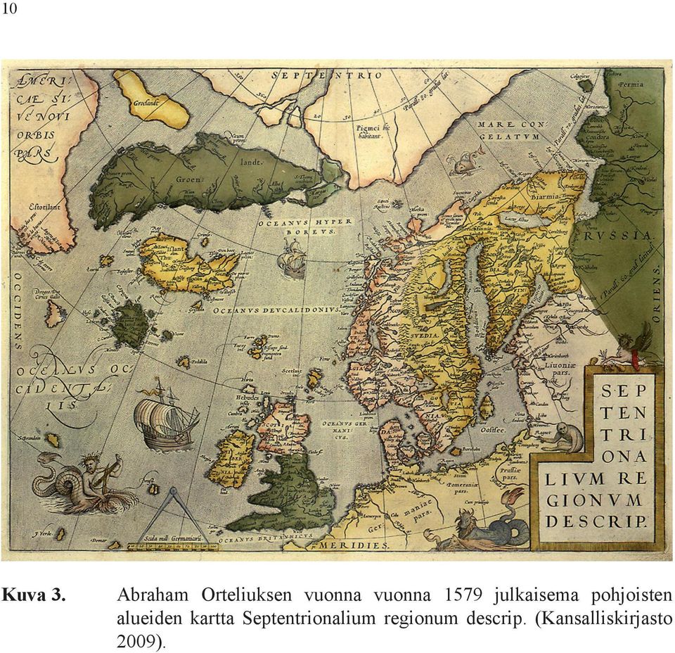 1579 julkaisema pohjoisten alueiden