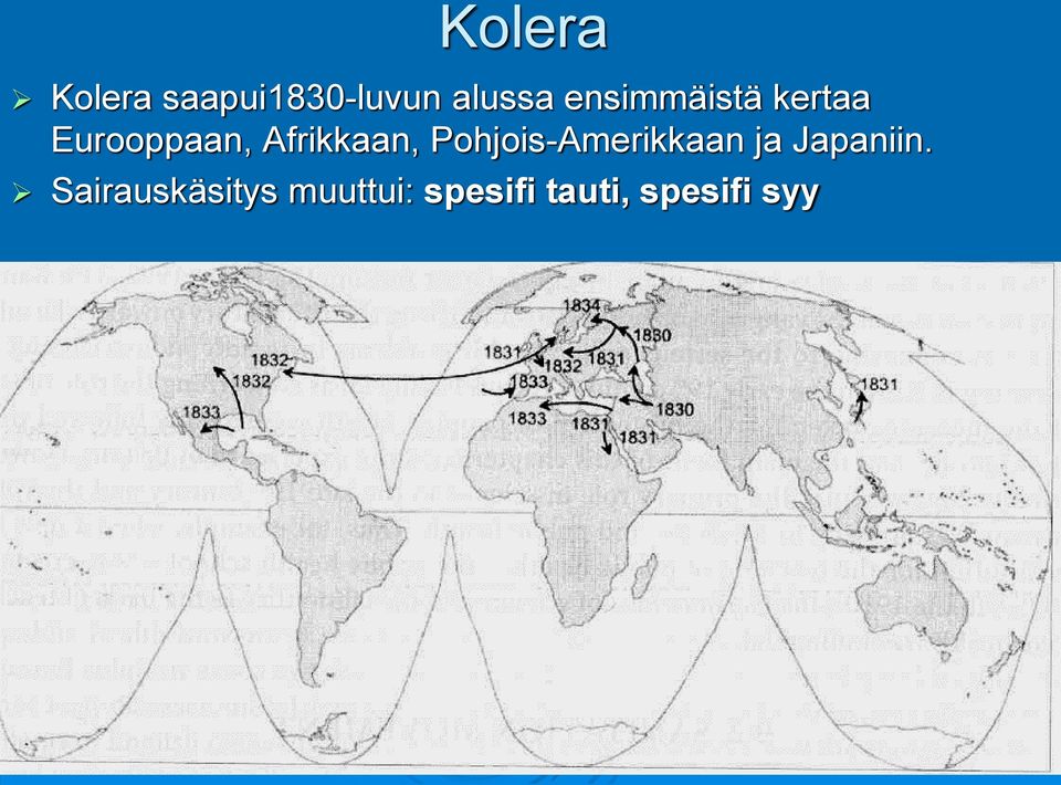 Afrikkaan, Pohjois-Amerikkaan ja