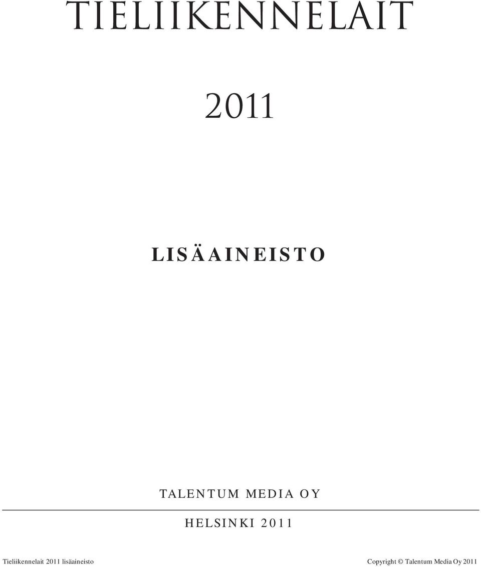 2011 LSÄANESTO