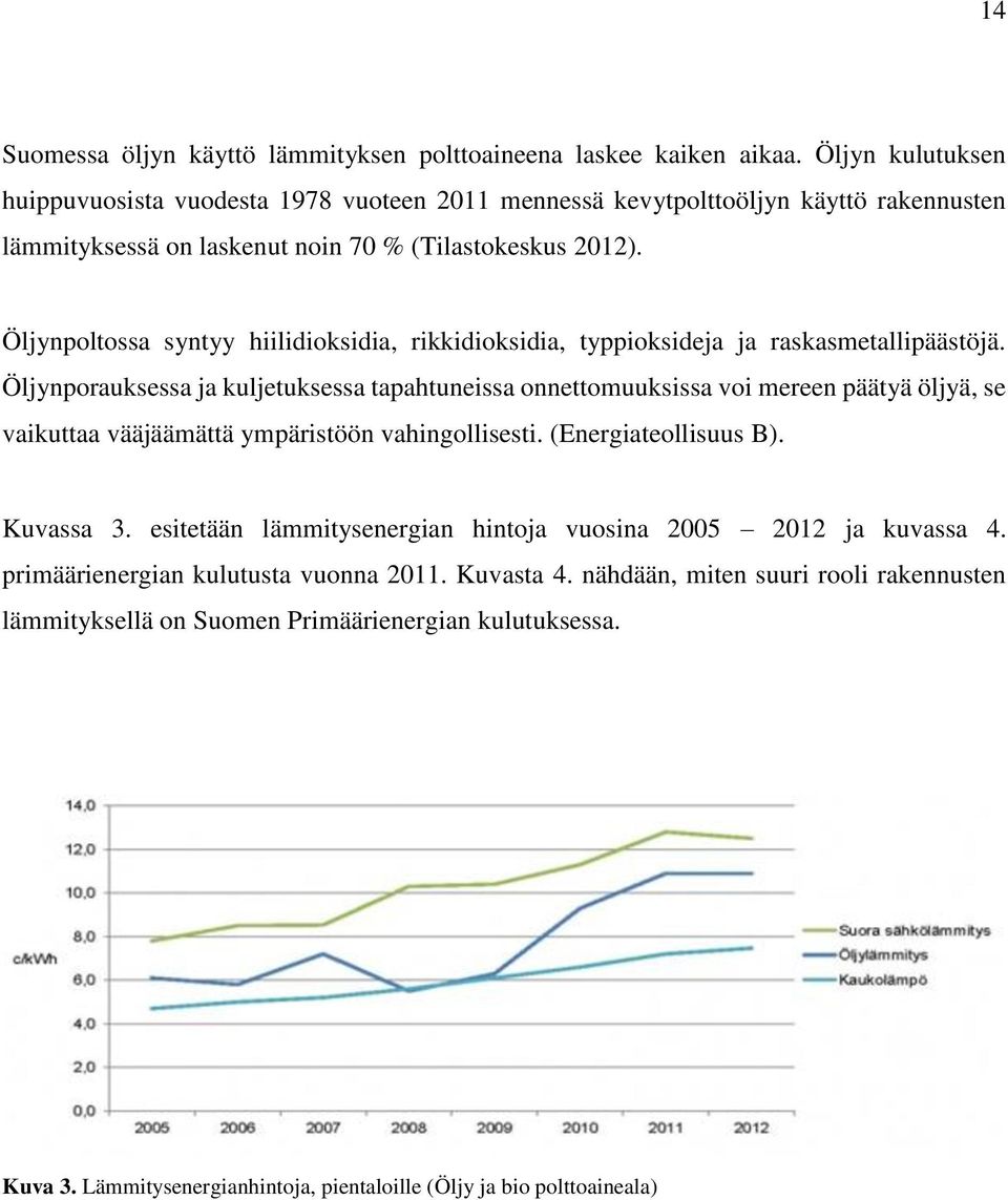 Öljynpoltossa syntyy hiilidioksidia, rikkidioksidia, typpioksideja ja raskasmetallipäästöjä.