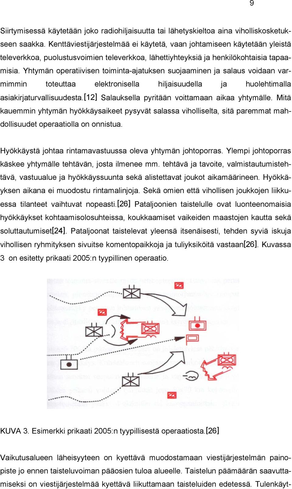 Yhtymän operatiivisen toiminta-ajatuksen suojaaminen ja salaus voidaan varmimmin toteuttaa elektronisella hiljaisuudella ja huolehtimalla asiakirjaturvallisuudesta.