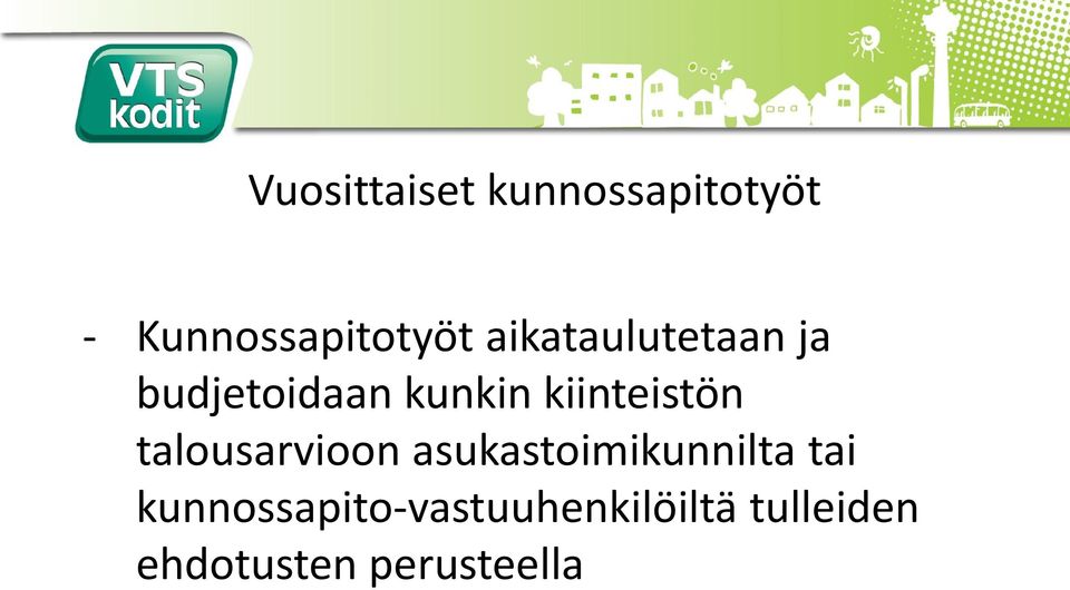 talousarvioon asukastoimikunnilta tai