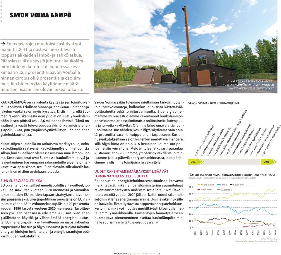 Savon Voimalla hinnankorotus oli 9 prosenttia ja osoitimme siten bioenergian käyttömme määrätietoisen lisäämisen olevan oikea ratkaisu.