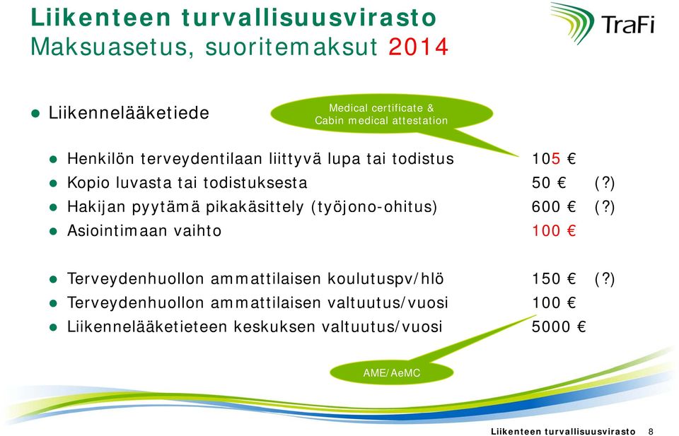 ) Hakijan pyytämä pikakäsittely (työjono-ohitus) 600 (?