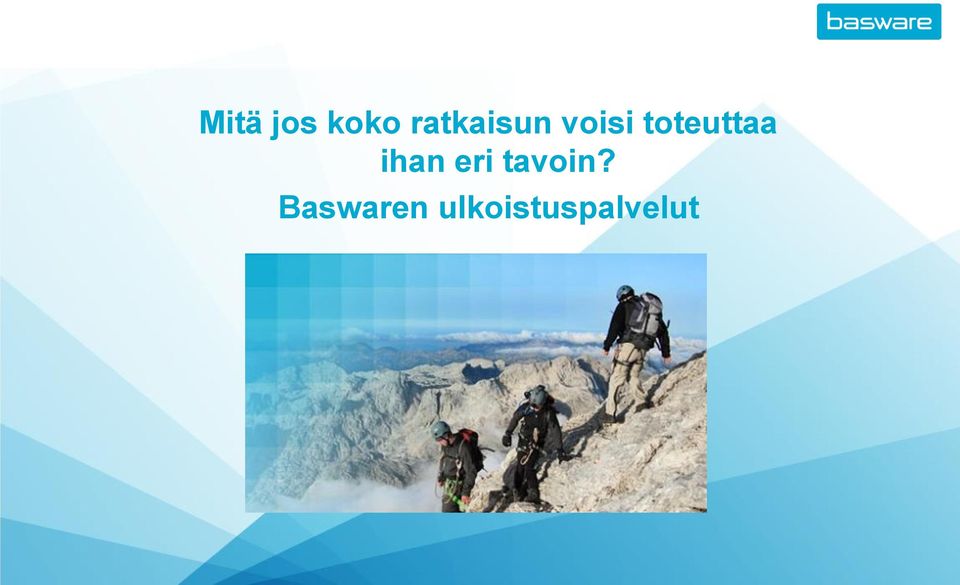toteuttaa ihan eri