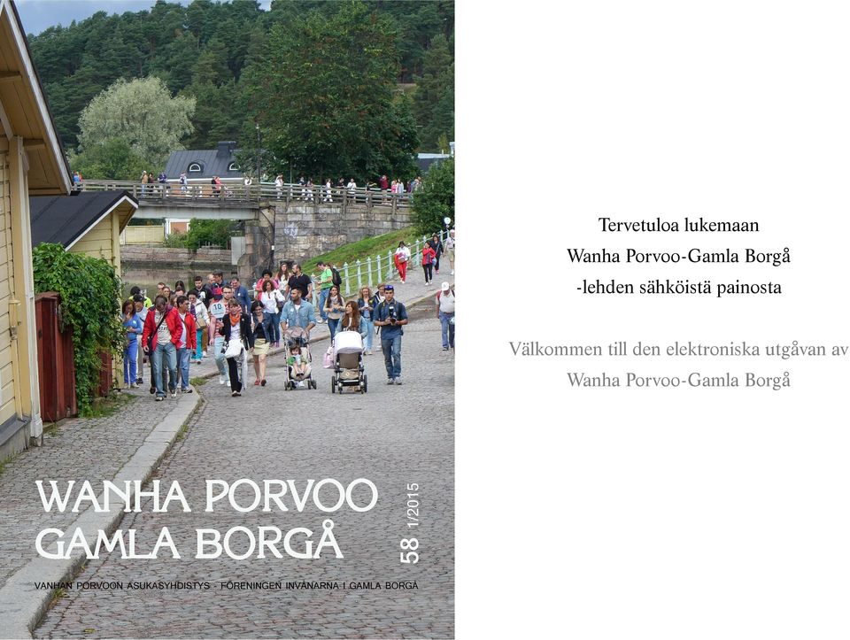 utgåvan av 1/2015 Wanha Porvoo-Gamla Borgå VANHAN
